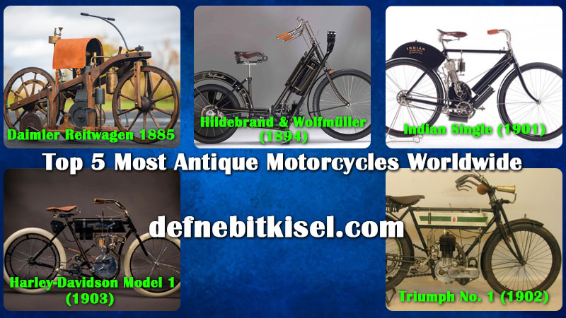 Top 5 Most Antique Motorcycles Worldwide
